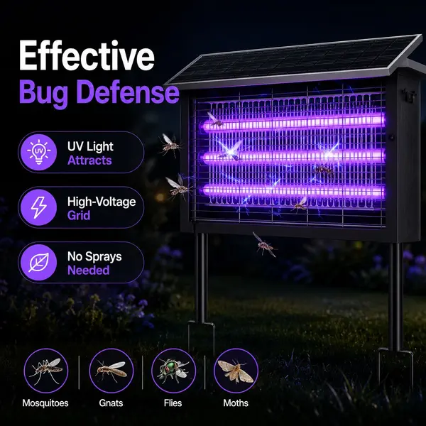 BugZapp Outdoor Insect Defense in Action